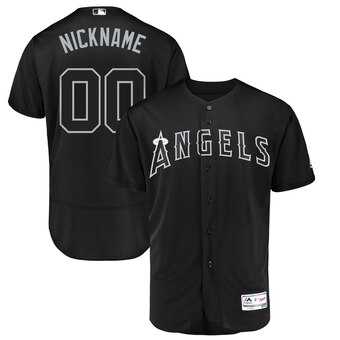 Los Angeles Angels Majestic 2019 Players' Weekend Flex Base Roster Customized Black Jersey,We sell and wholesale Los Angeles Angels Majestic 2019 Players' Weekend Flex Base Roster Customized Black Jersey on line form chian!